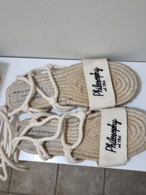 Philosophy x Manebi sandals like new, size 39, white