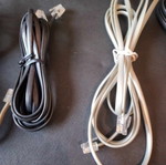 Telephone cables used, pack of 4 pieces