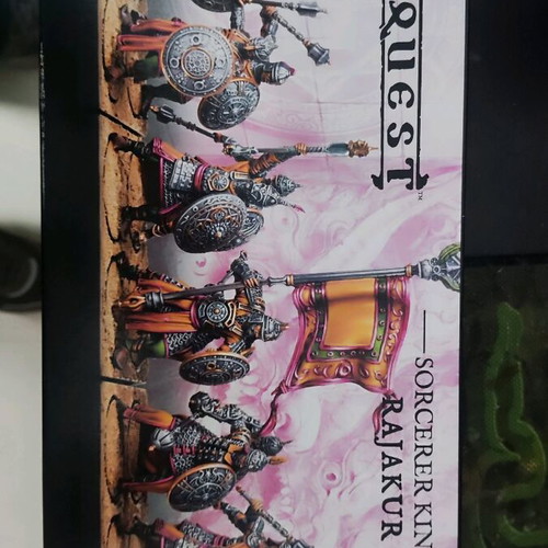 Conquest Rajakur Sorcerer box like new with painted miniature