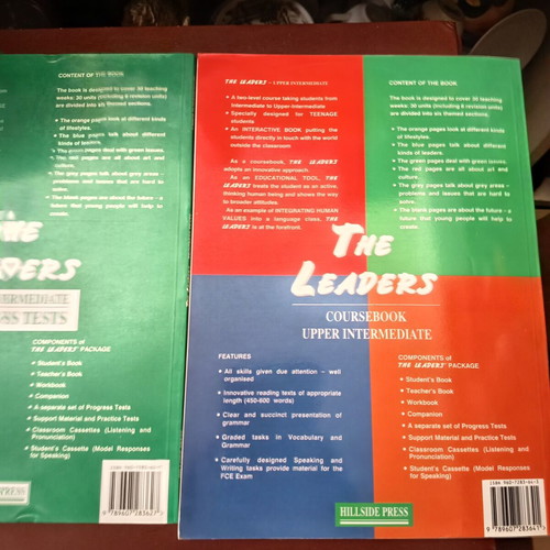 The Leaders English learning books new, upper intermediate