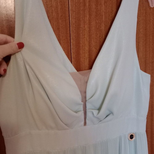 Lynne dress like new, turquoise green, size 42