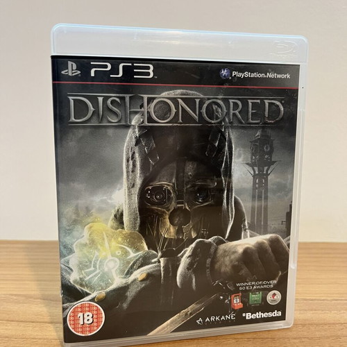 Dishonored PS3 game used, complete with original case and booklet