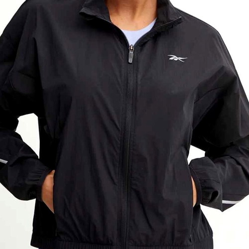 Reebok jacket windbreaker like new, black, size L