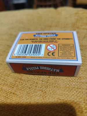 The Spring Matchbox Puzzle sealed