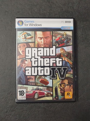Grand Theft Auto IV μεταχειρισμένο PC game 2008 με manual και χάρτη