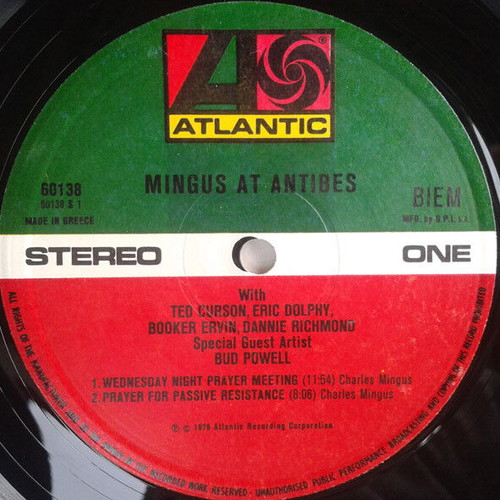 Mingus At Antibes vinyl record used, jazz