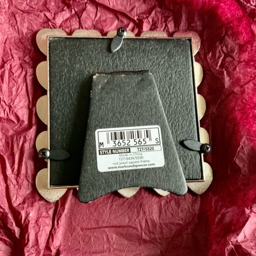 Heart photo frame with felt case new
