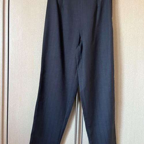 High-waisted gray pants XXS used with zipper