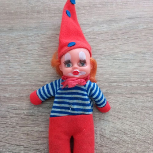 Vintage El Greco Clown Doll Ticheroulis Spirtoulis used