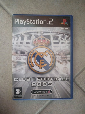 Real Madrid CF 2005 game for PS2 like new