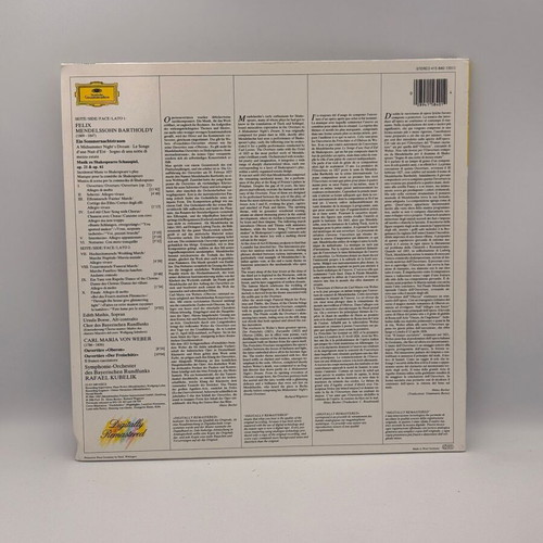 A Midsummer Night's Dream and Overtures vinyl record used