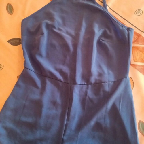Lipsy polyester jumpsuit like new, size M/38, blue