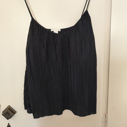 Olise black top with straps medium used