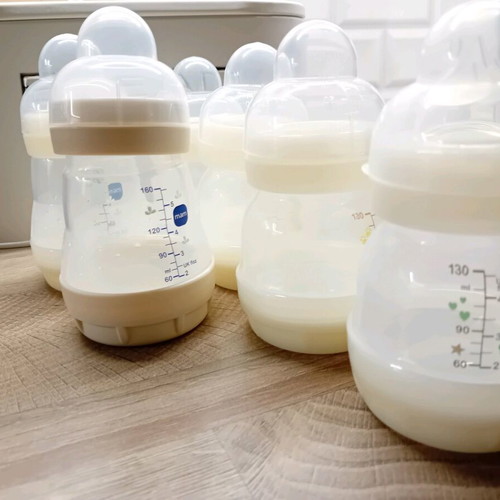 Mam anti-colic bottles slightly used, 2x160 ml and 4x130 ml