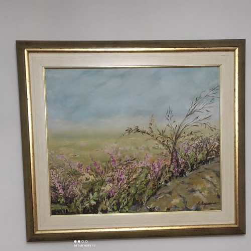 Despina Kyriakidou oil painting 78x66 cm like new