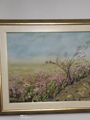 Despina Kyriakidou oil painting 78x66 cm like new