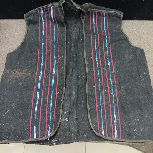 Collectible traditional costume vests used, set of 5 pieces