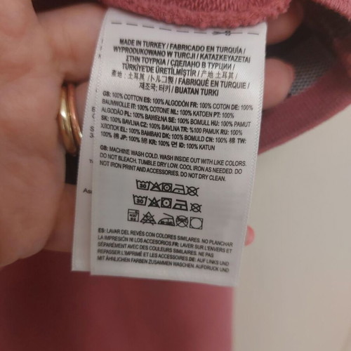Vans hoodie size M pink like new