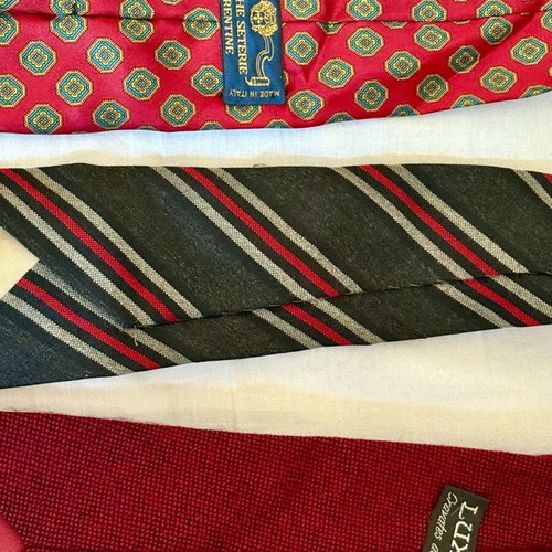 Vintage ties used, pack of 13, branded
