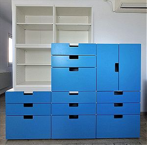 Συρταριέρα και βιβλιοθήκη Ikea Stuva