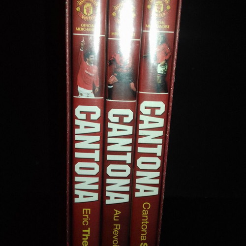 Boxset 3 DVD Eric Cantona used with bonus 1996 FA Cup Final DVD