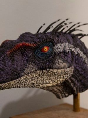Velociraptor Dinosaur Head Jurassic Park made to order