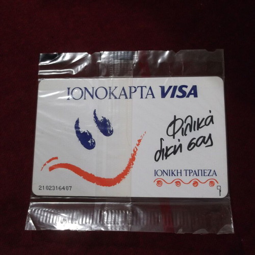 Ionokarta Visa phone card new, collectible