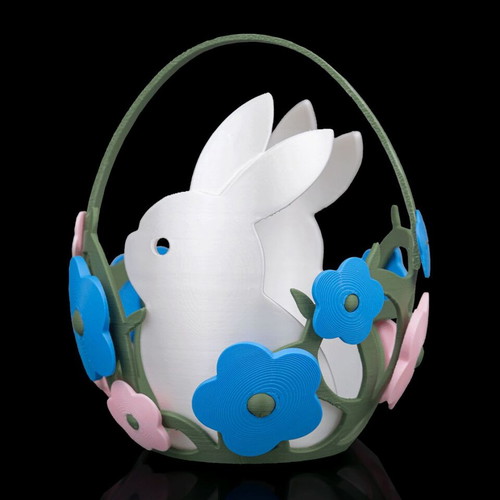Easter Spring Egg Basket 3D Printed New Decorative
