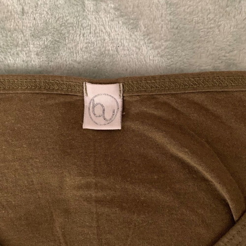 Fitted blouse used, size M, green