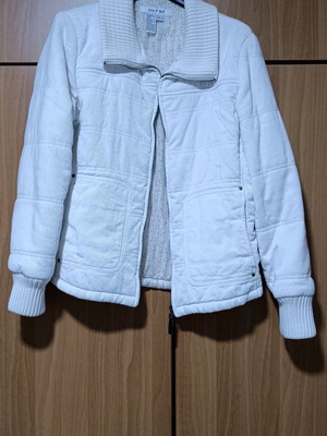 Яке Zara от кадифе като ново, бяло, размер M