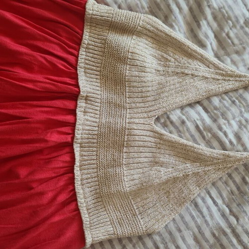 On Line coral maxi dress, A-line, beige and pink