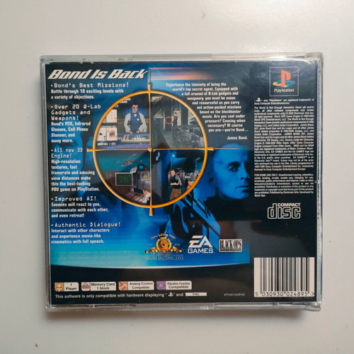 007 The World Is Not Enough PlayStation game used