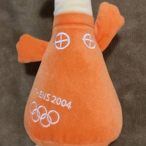 Συλλεκτικό λούτρινο Αθήνα 2004, μέγεθος 31 cm