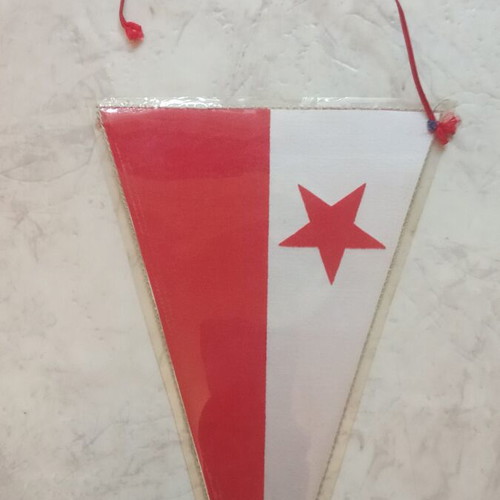 Λάβαρο Σλάβια Πράγας μεταχειρισμένο με βγαλμένο το σχοινάκι