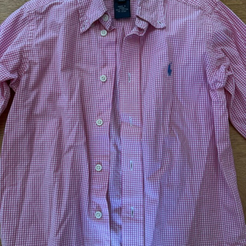 Polo Ralph Lauren Kids' Shirt 4T like new, pink gingham