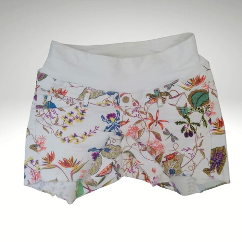 Maternity shorts with floral design by H&M, like new