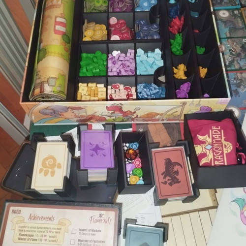 Flamecraft 3D printed insert for board game, custom orders available