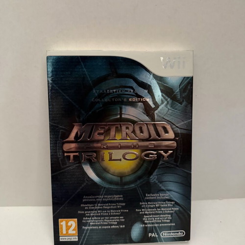Metroid Prime Trilogy Collector’s Edition for Nintendo Wii like new with Greek manual
