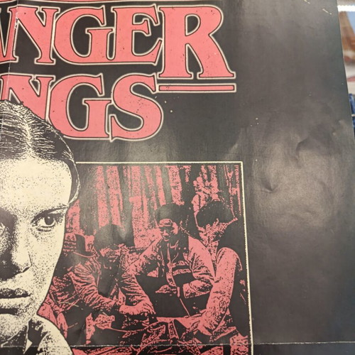 Stranger Things Panini poster used, 55x45 cm
