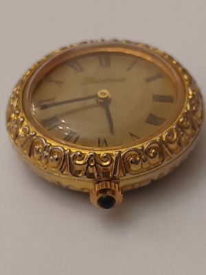 Lucerne women's winding watch used with painted flowers