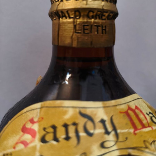 Sandy Macdonald Special Blended Scotch Whisky like new, collectible crackle decanter 1960-1970
