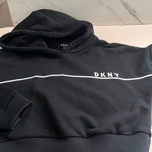 DKNY sweatshirt for 10-year-old girls like new, black