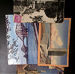  Λοτ 4 καρτ ποσταλ δεκαετιας 1960, ταχυδρομημένες