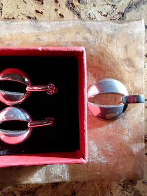 Sterling Silver Jewelry Set 925, new, earrings and pendant