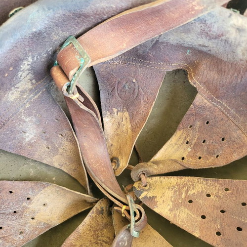 Greek helmet used from 1940 with original interior