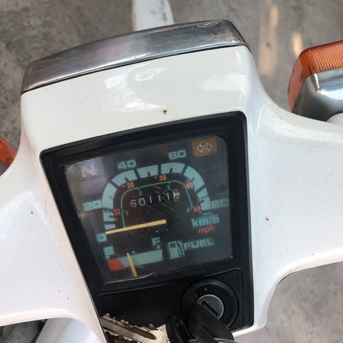 Honda GLX moped 125cc conversion, white