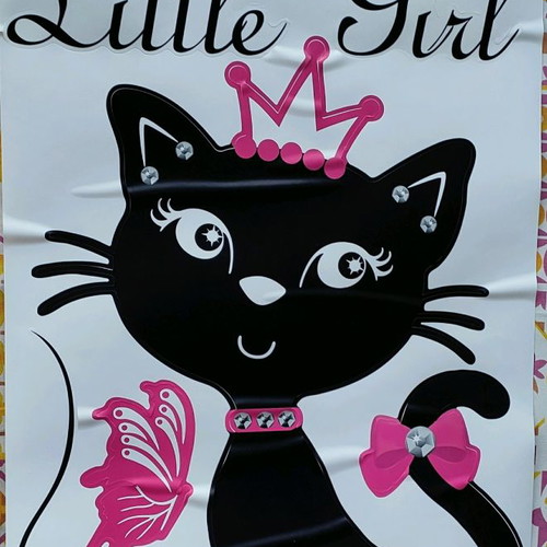 My Pretty Little Girl wall sticker new 30x60 cm
