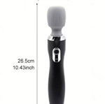 Rechargeable massage vibrator with multiple programs and strong vibration