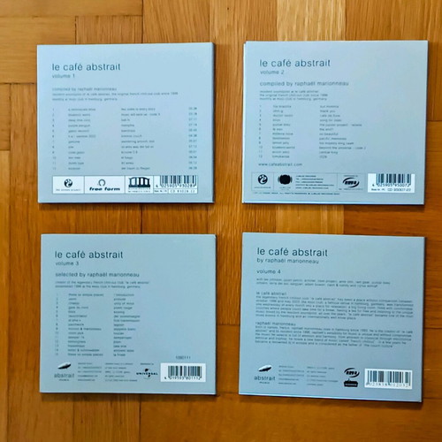 Le Cafe Abstrait 4-case set new, 4 CDs