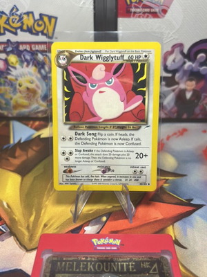 Pokemon card Dark wigglytuff Neo destiny